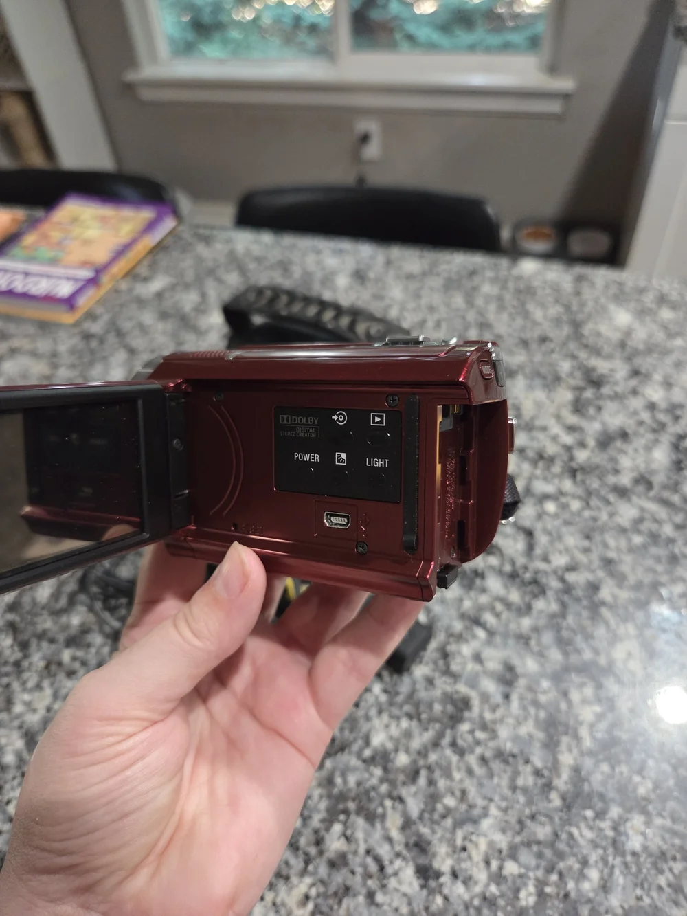 Sony Red Handycam Camcorder